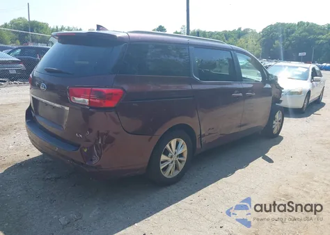 2016 Kia Sedona Lx from USA, damaged, VIN KNDMB5C12G6196558